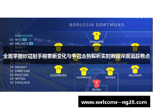 全面掌握欧冠射手榜更新变化与争冠走势解析实时数据深度追踪看点